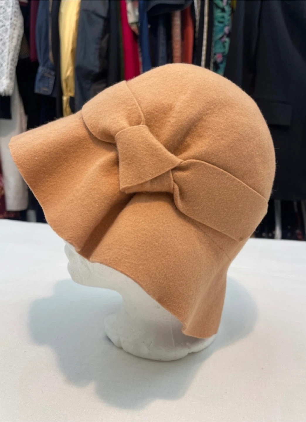 Kimchi 100% Wool Blue Tan Hat
