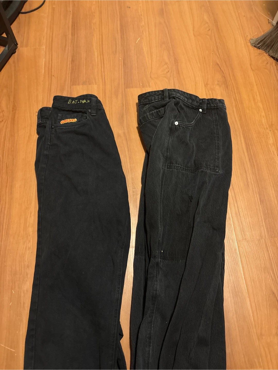 Two pairs of jeans