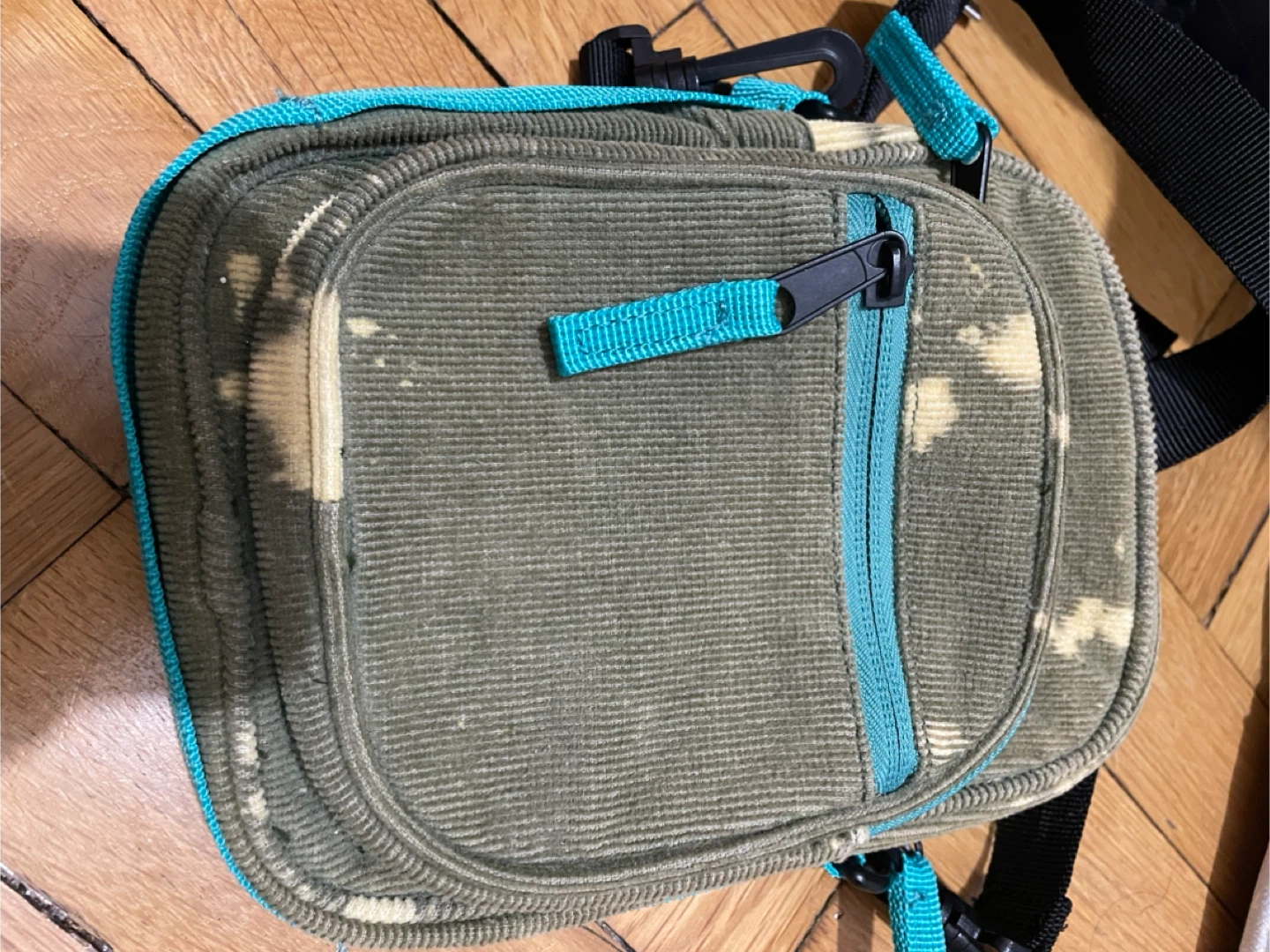 Corduroy Belt Bag - Olive Green