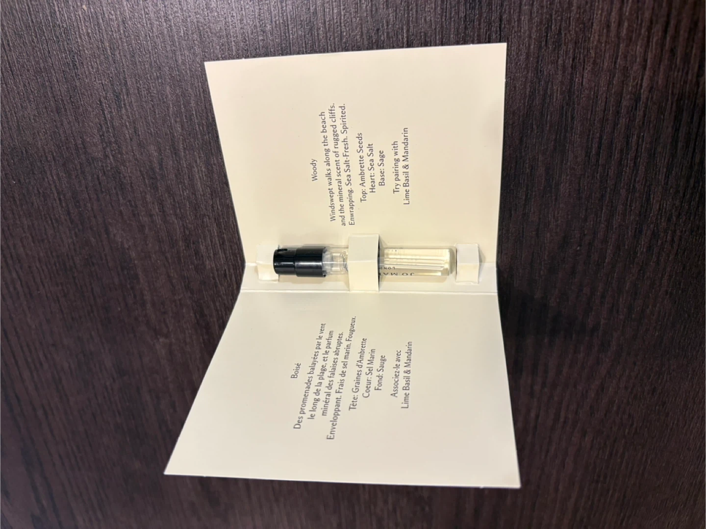 Jo Malone Wood Sage & Sea Salt Cologne Sample - photo 2