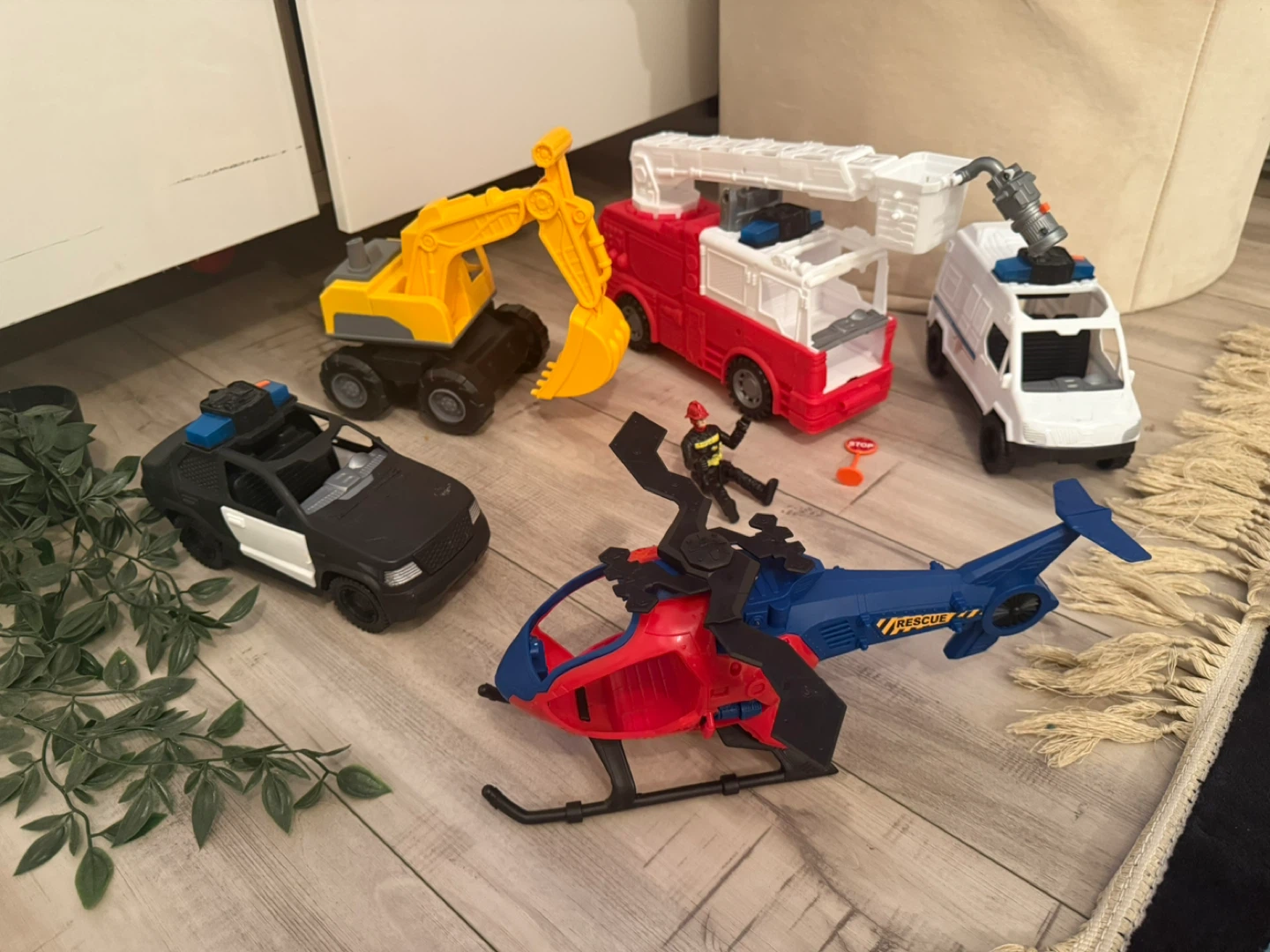Toy Emergency Vehicle Set