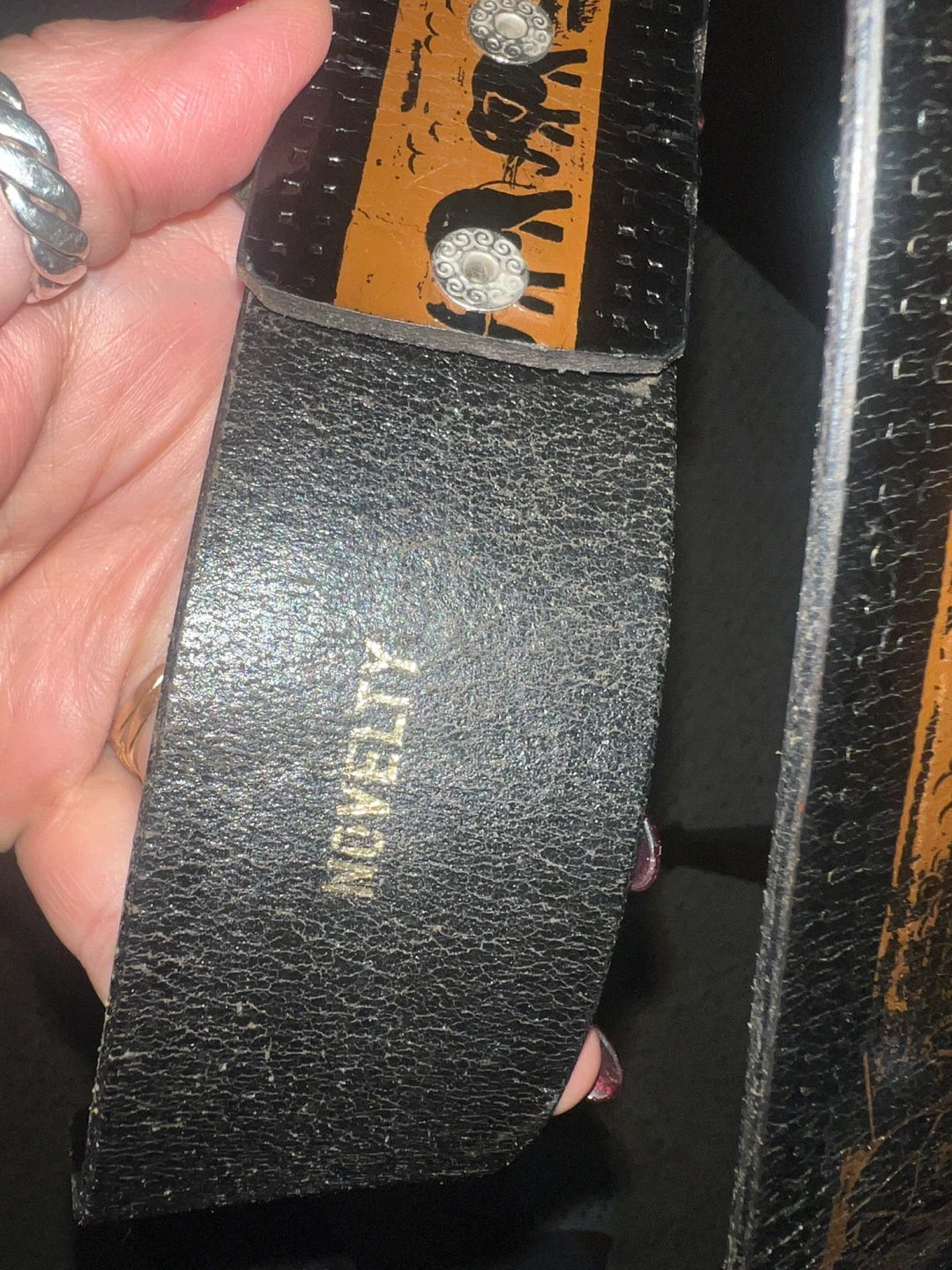 Novelty Belt with Elephant Design - photo 3