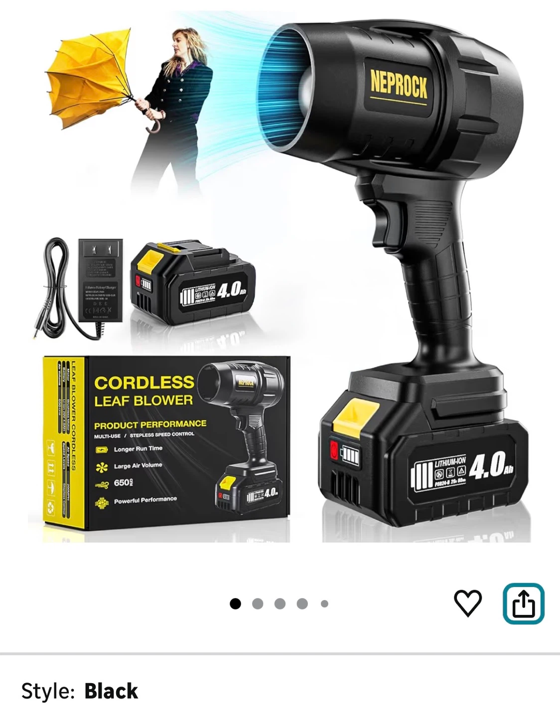 Brand New Cordless Leaf Blower