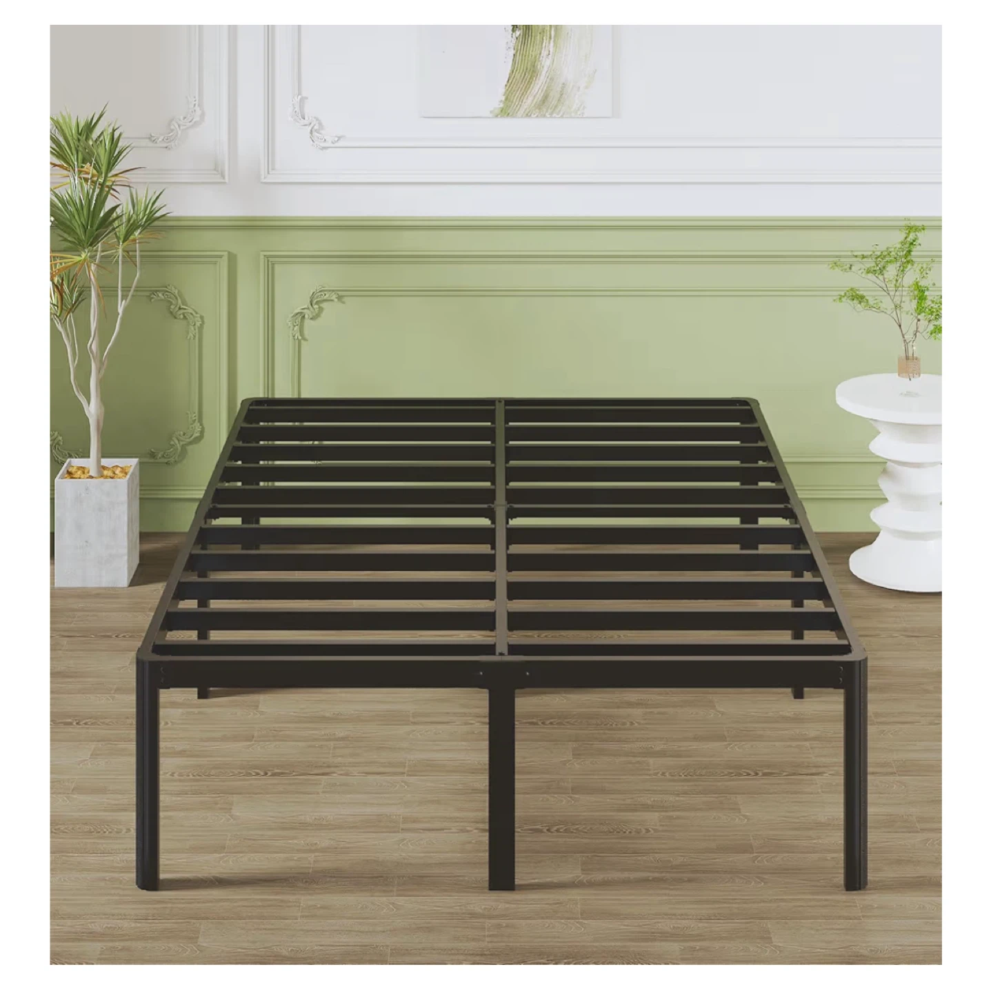 King Size Metal Bed Frame - Black