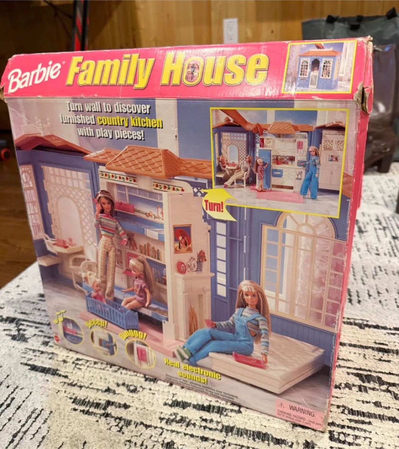 Vintage 1998 Mattel Barbie Family House