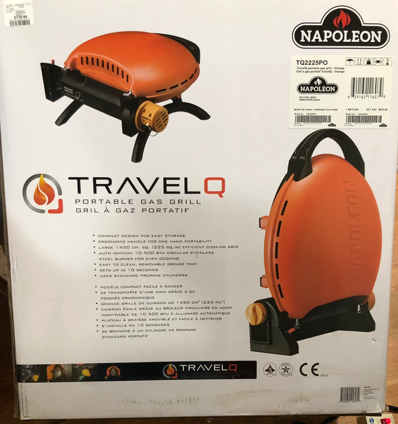Napoleon TravelQ TQ2225PO Portable Gas Grill - photo 2