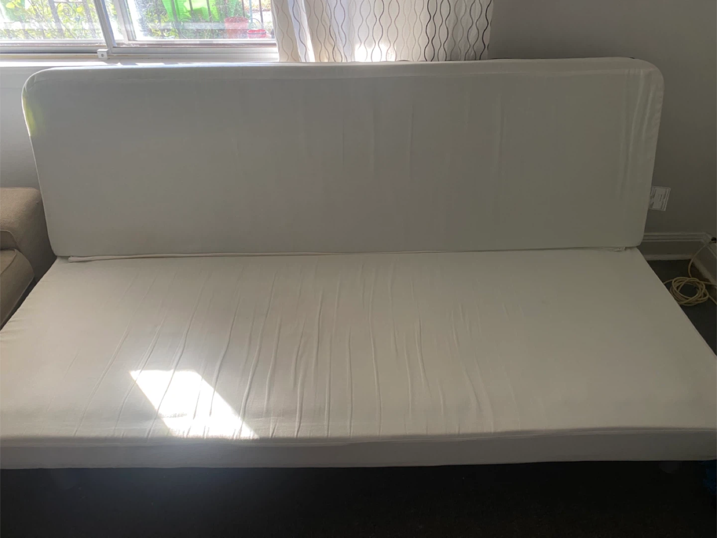 IKEA Lycksele Lövås Sofa Bed - White Cover - photo 5