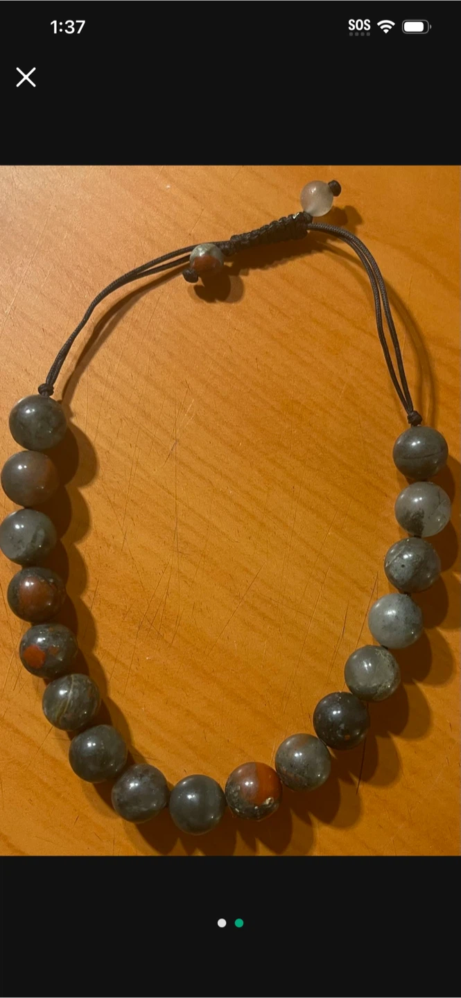 Bloodstone Bracelet - Adjustable - photo 2