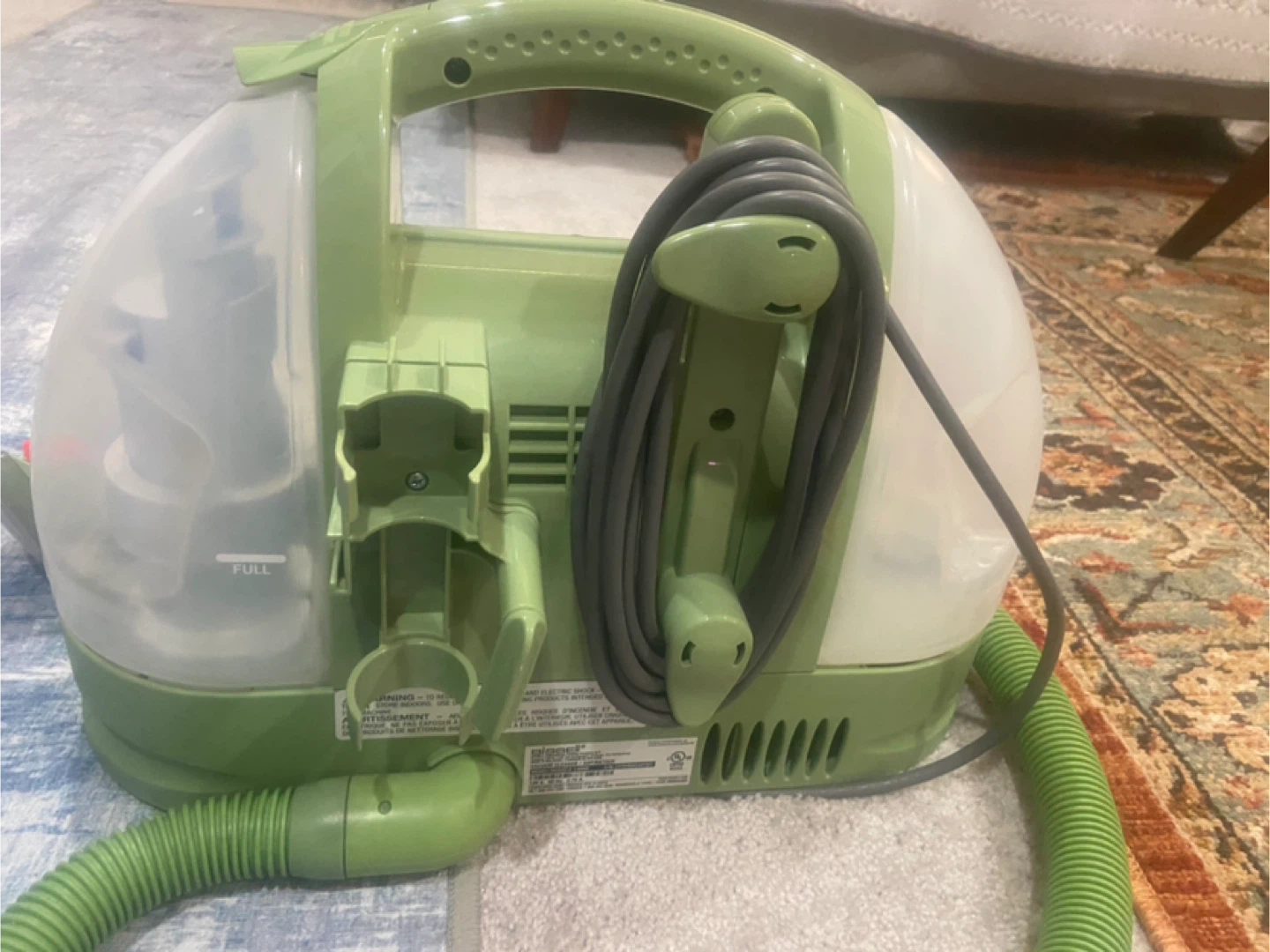 Bissell Little Green Portable Carpet Cleaner - photo 2