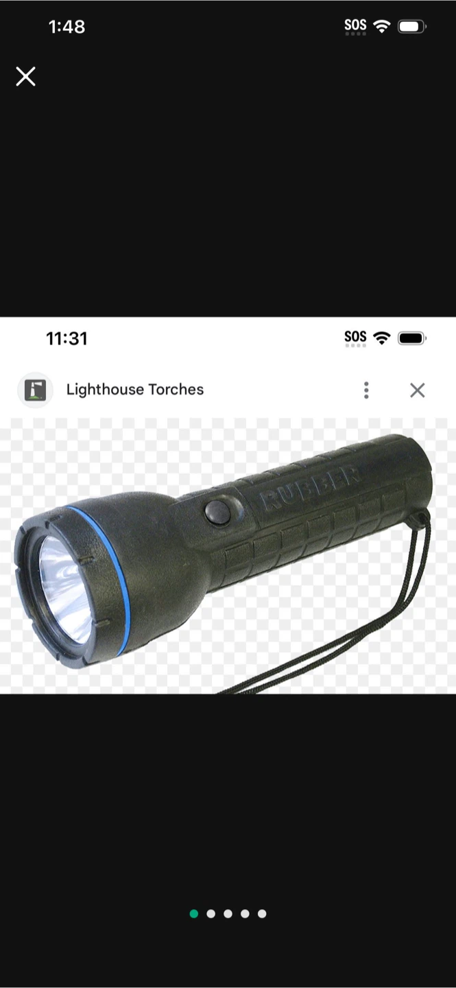 Rugger Black/Blue Flashlight