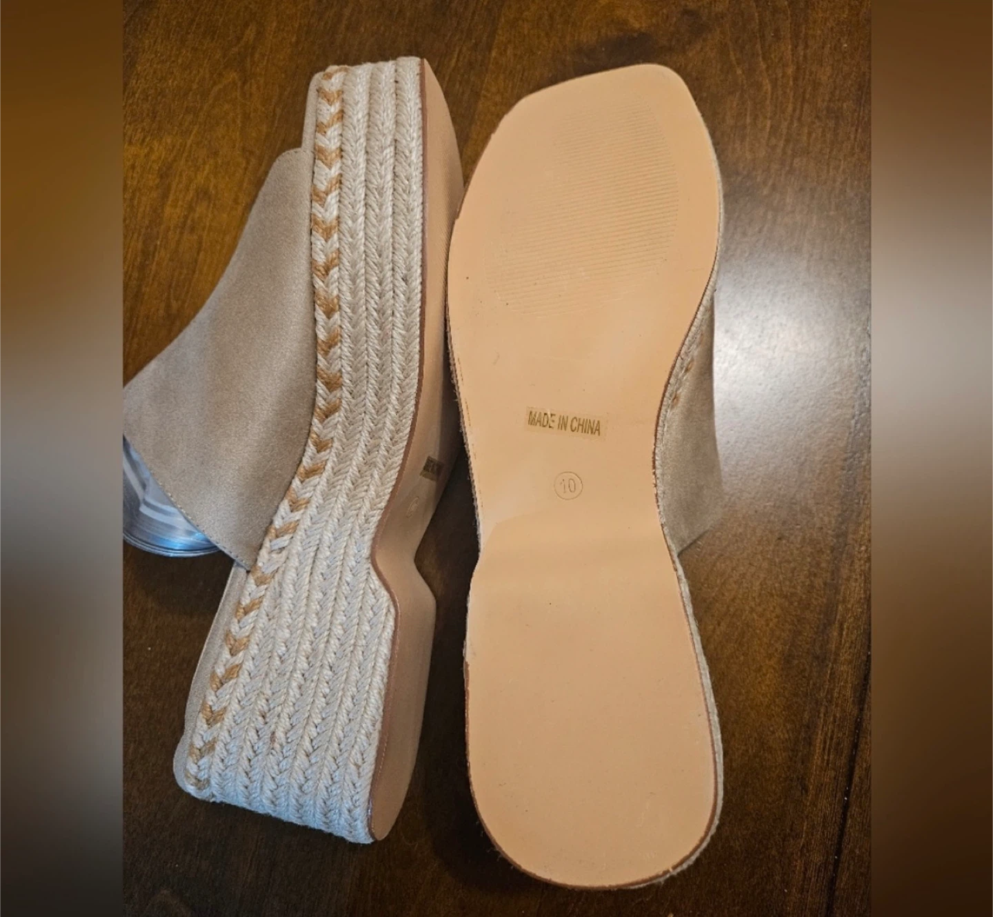 Wedge Platform Sandals - Size 10 - photo 3
