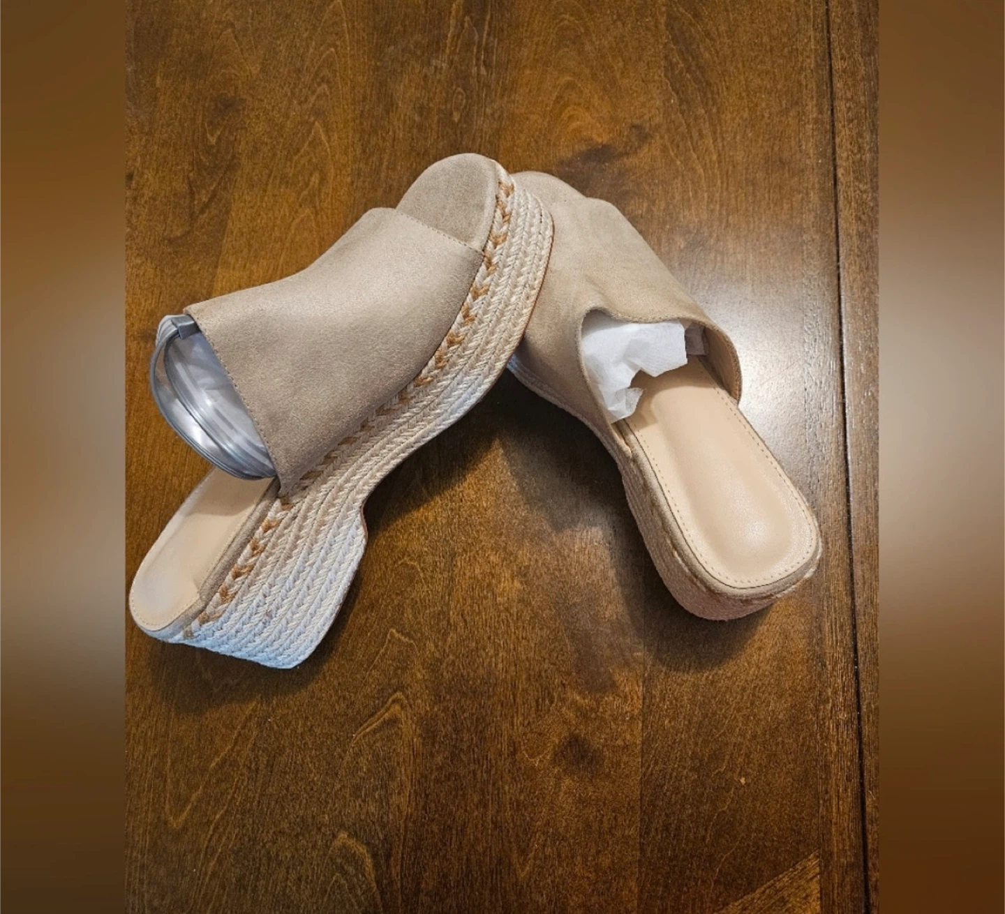 Wedge Platform Sandals - Size 10