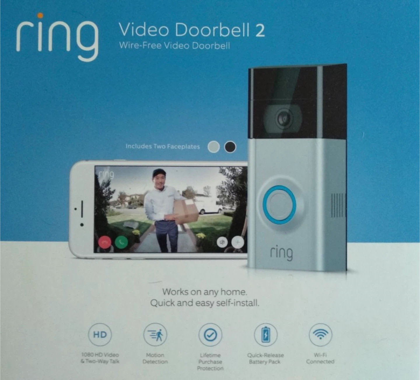 Ring Video Doorbell 2 - Wire-Free