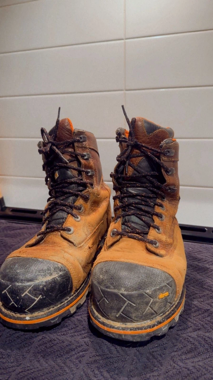 Timberland Brown Leather Waterproof Work Boots