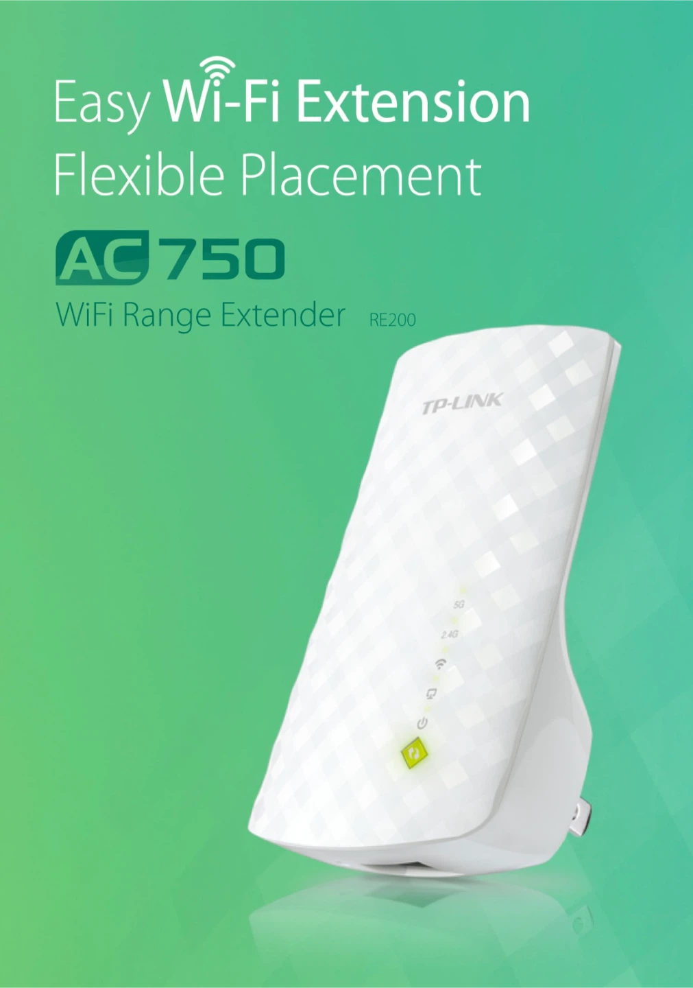 TP-Link AC750 WiFi Range Extender - RE200
