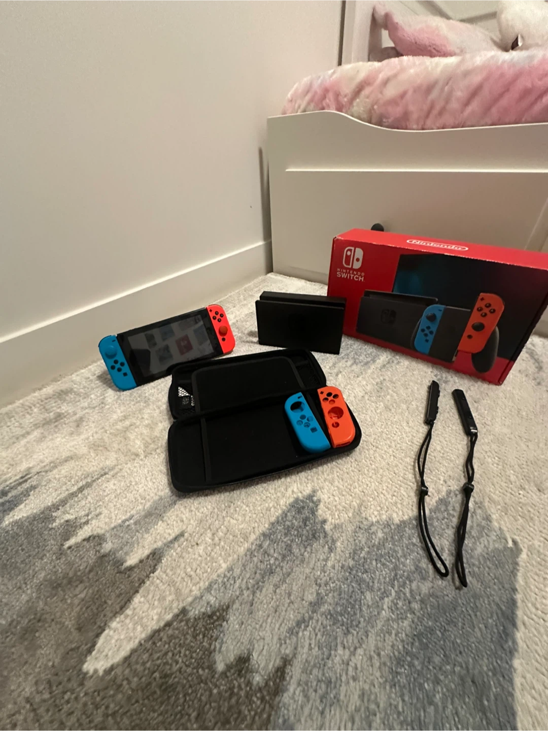 Nintendo Switch with Box and Accessories - photo 2