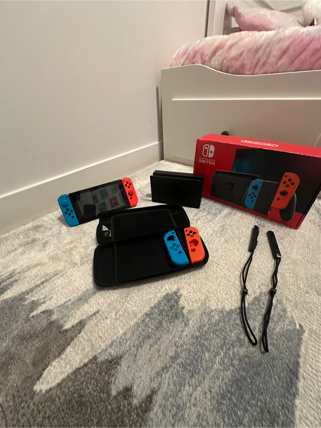 Nintendo Switch with Box and Accessories