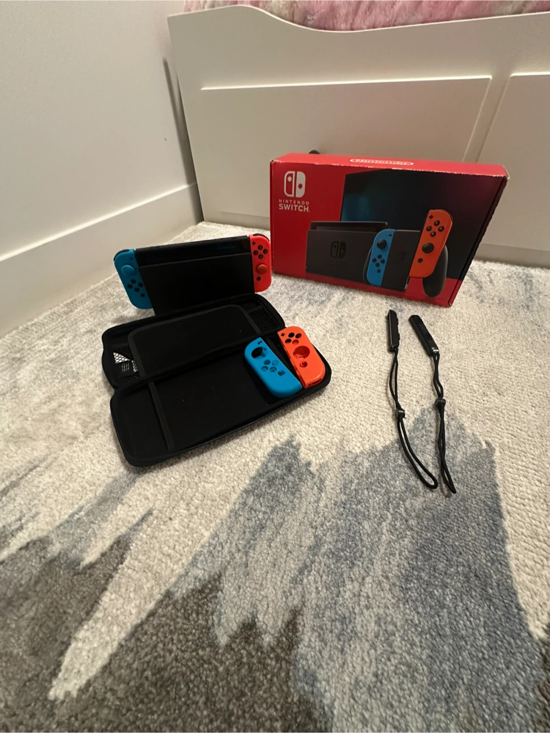 Nintendo Switch with Box and Accessories - photo 3
