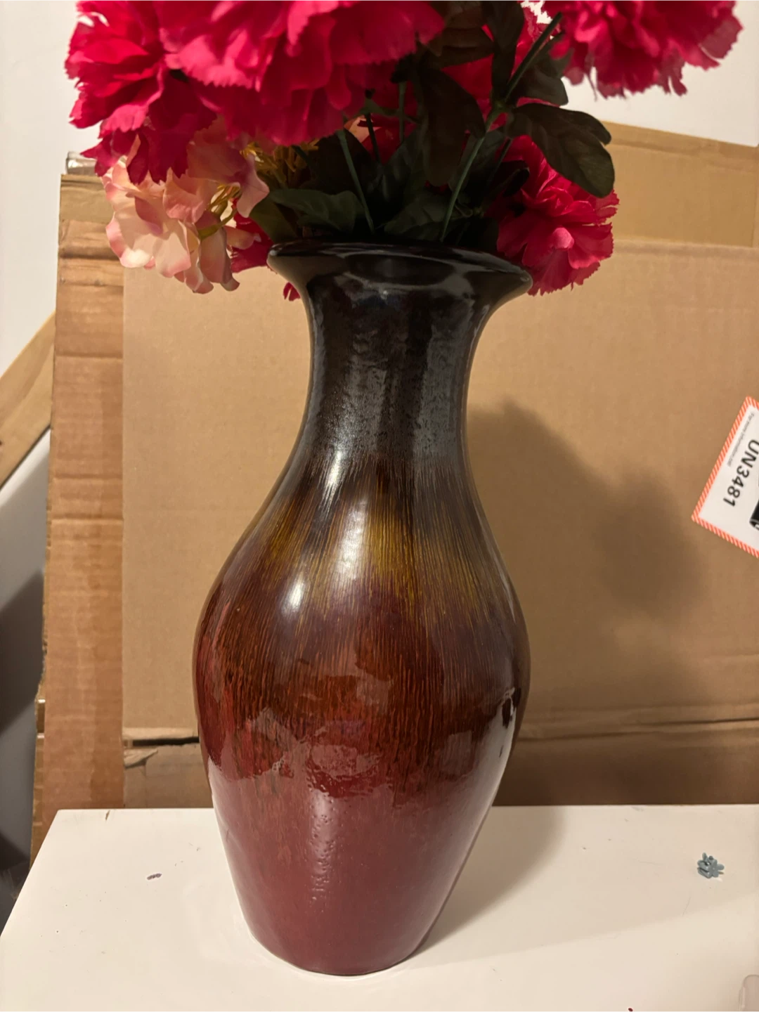 Vase with Artificial Flowers - photo 2