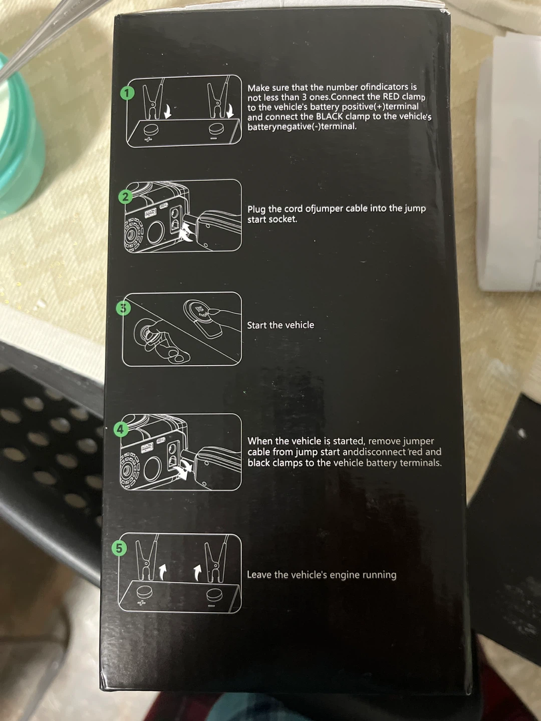 Jump Starter with Air Compressor - photo 3