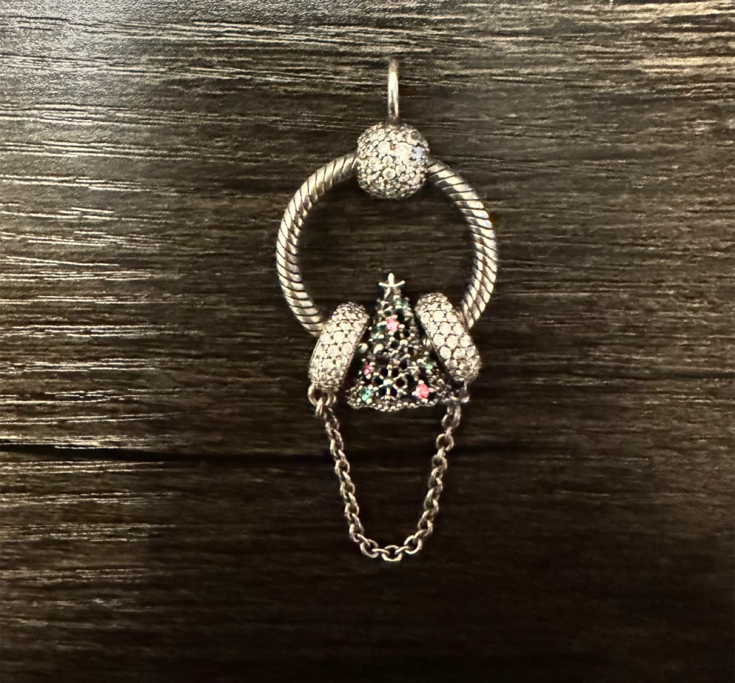 Pandora Christmas Tree Dangle Charm