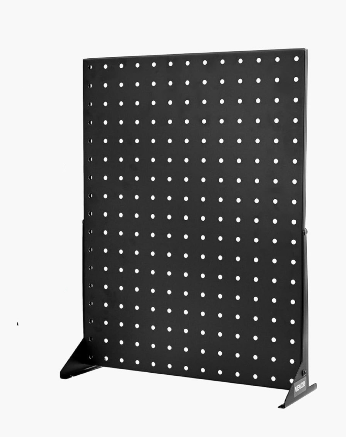 Black Pegboard Display Stand