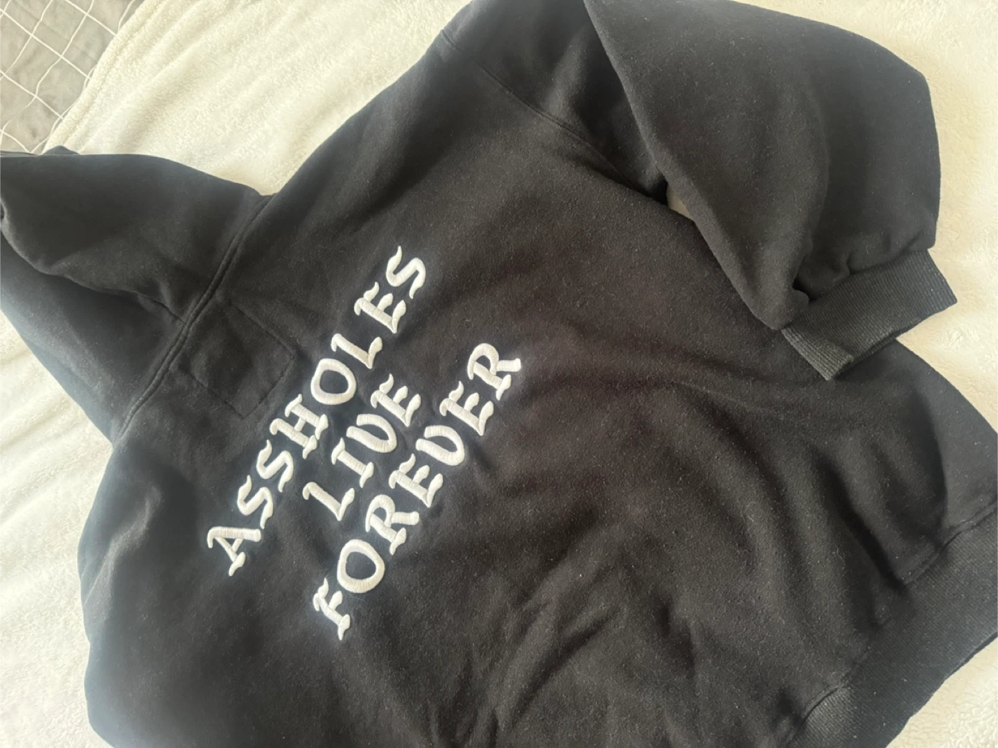 Black Hoodie (A**holes Live Forever) - photo 3