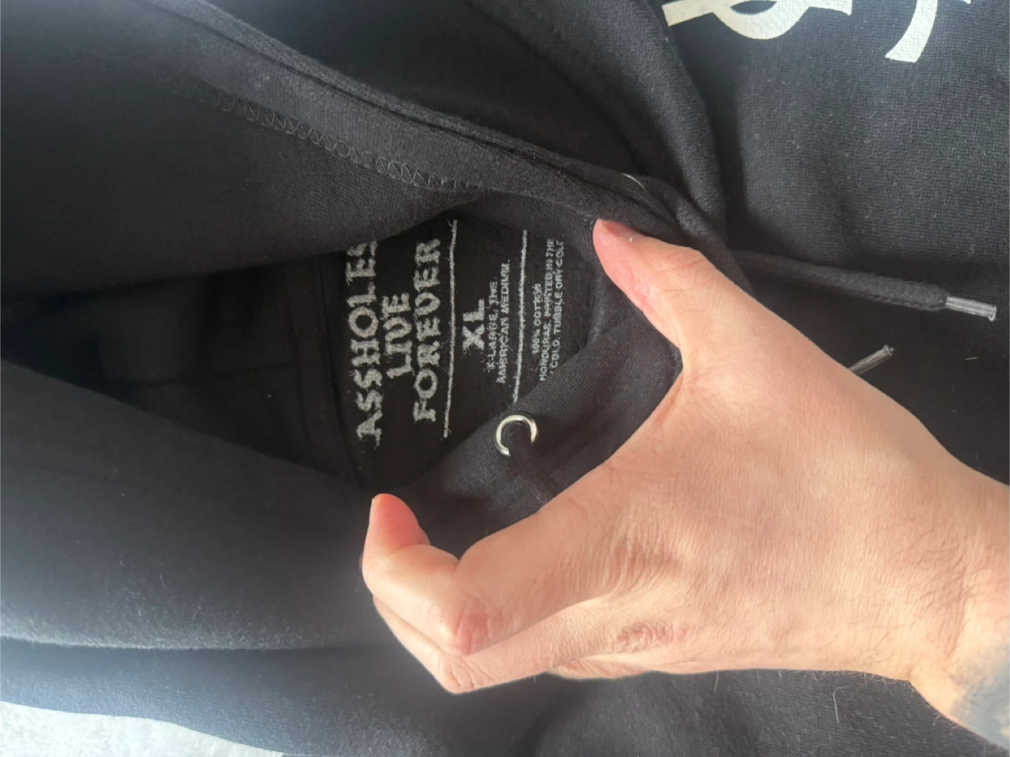 Kirill Was Here 'You $lut' Black Hoodie - XL - photo 4