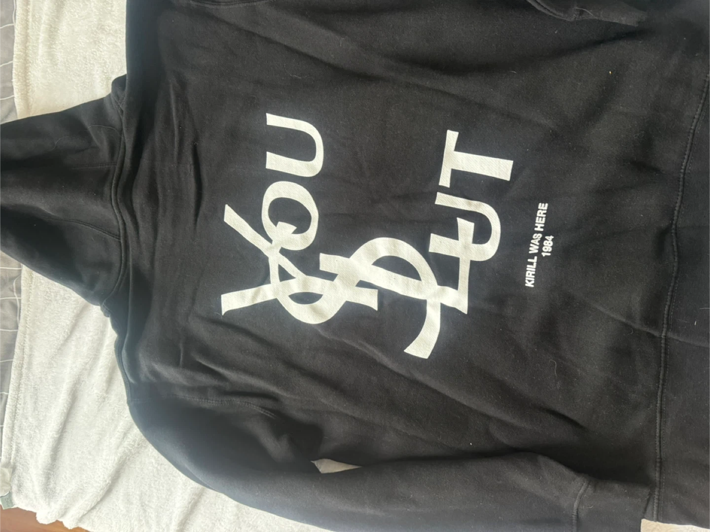 Kirill Was Here 'You $lut' Black Hoodie - XL - photo 3