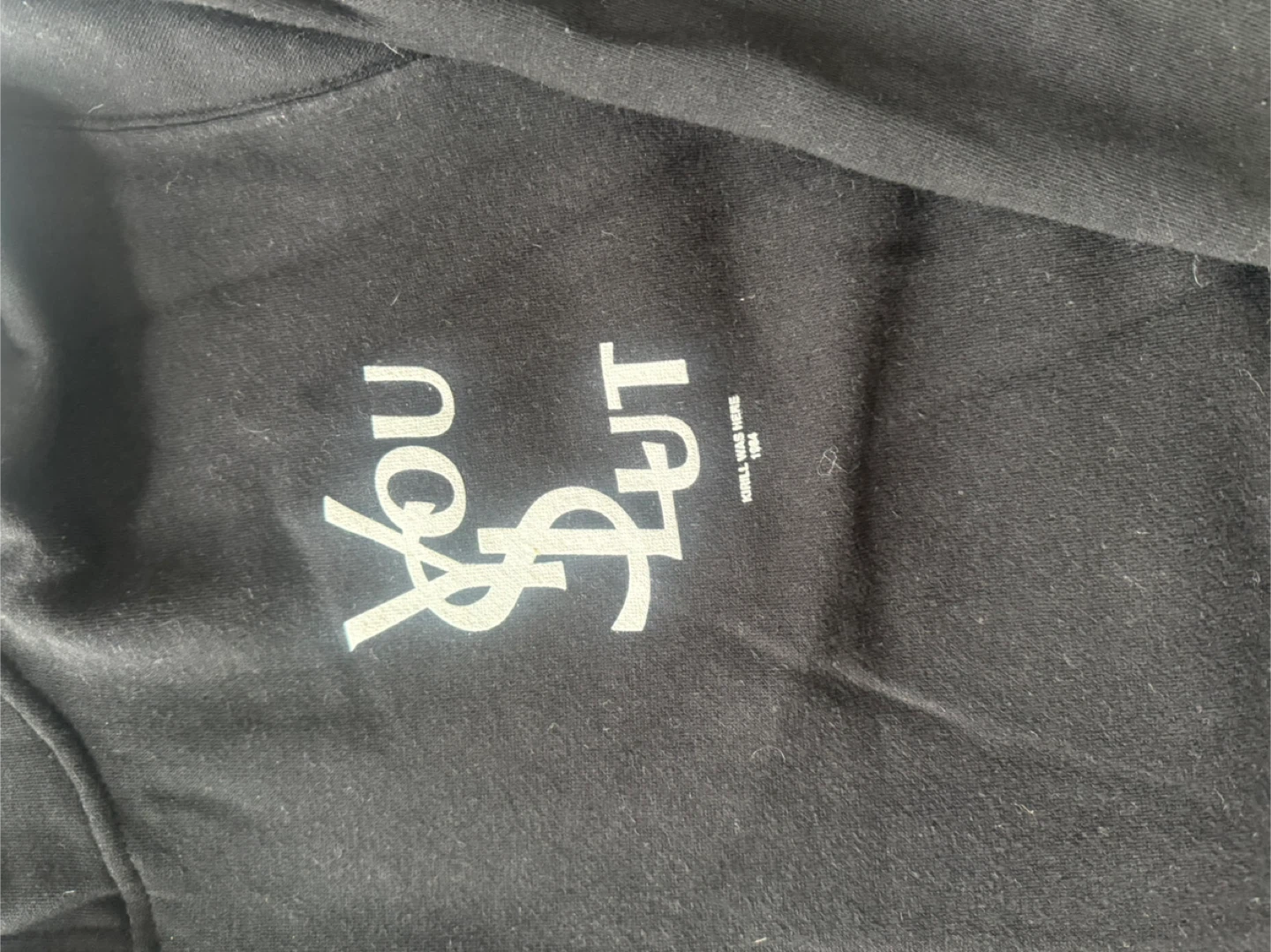 Kirill Was Here 'You $lut' Black Hoodie - XL - photo 2