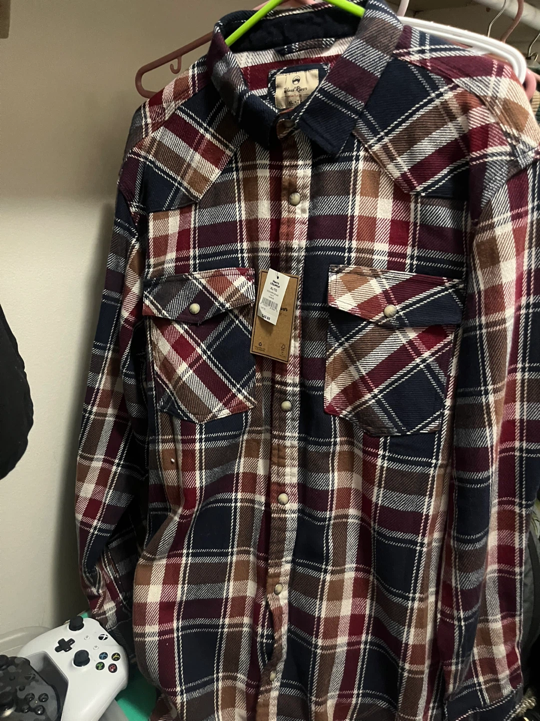 Wind  River Plaid Flannel Shirt - XL