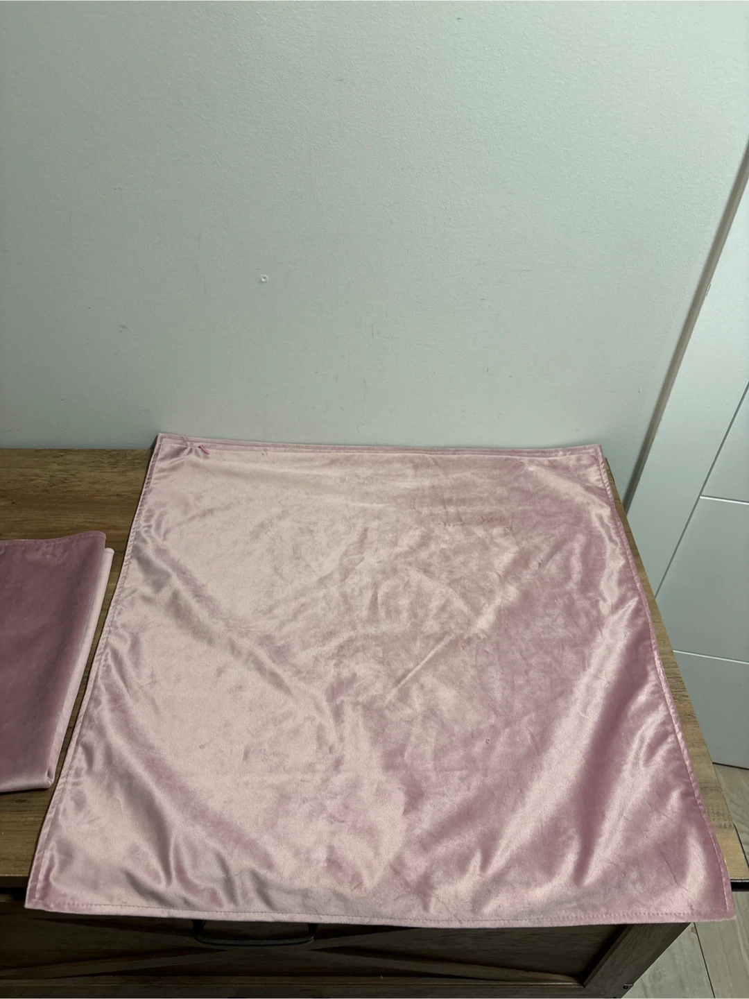 A Pair of Pink Pillow Cover 22x22 inches