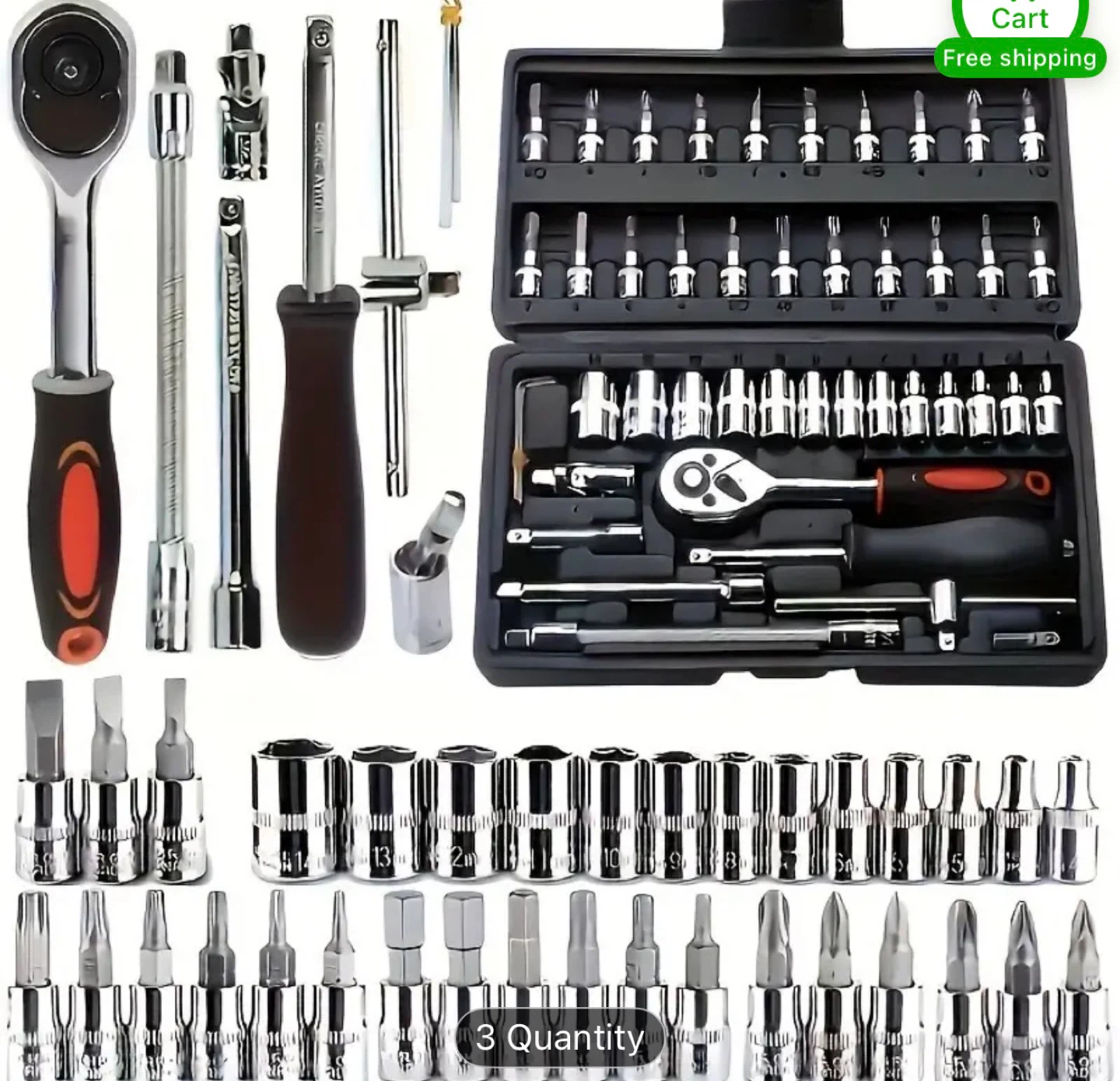 46-Piece Socket Wrench Set - photo 5