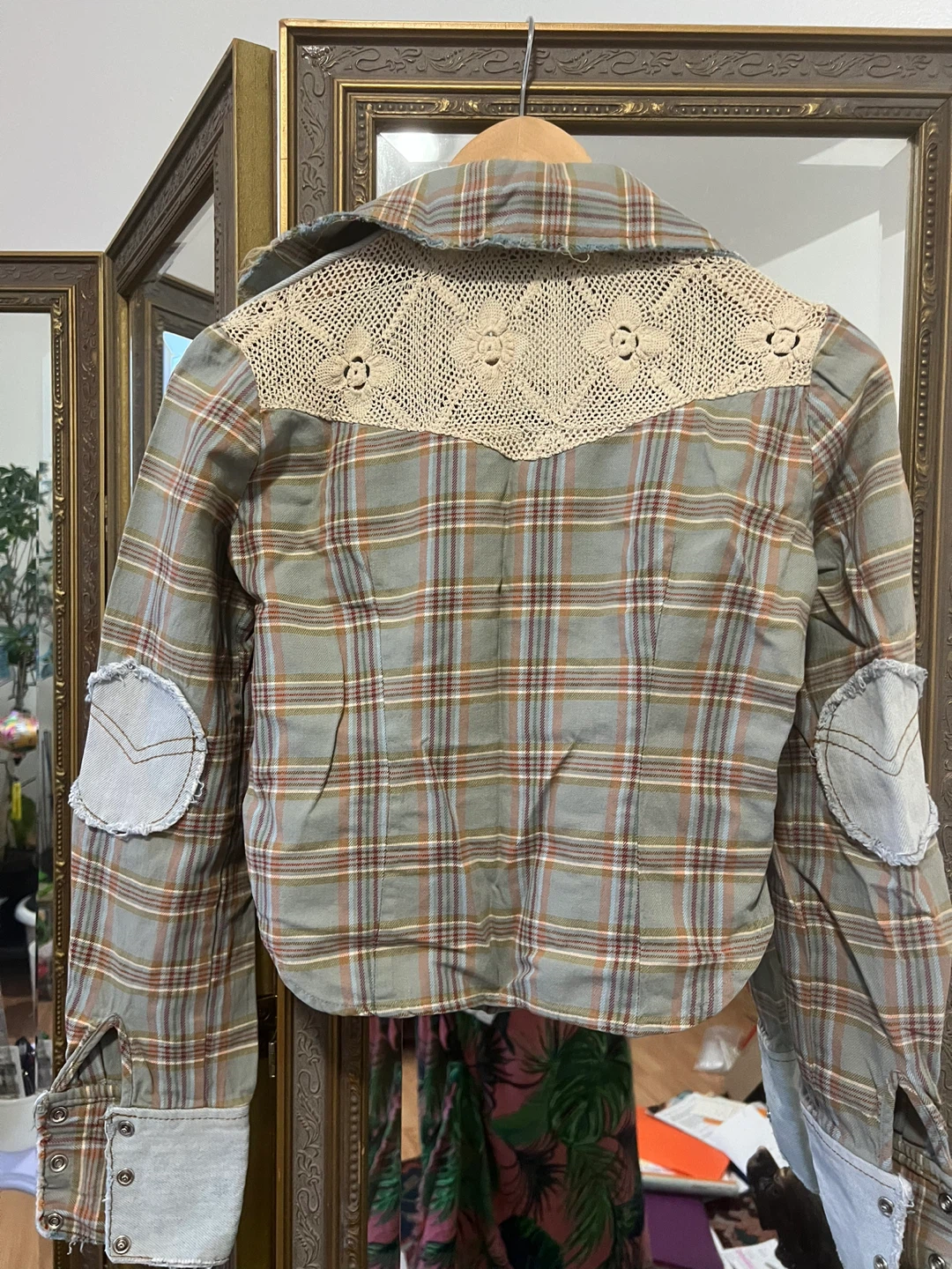 Plaid long sleeve button up - photo 2