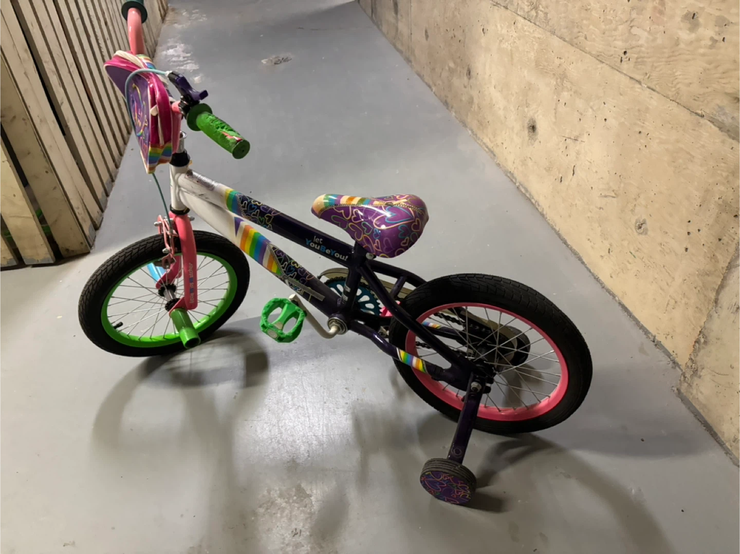 Kids' Bike - Purple, Pink, Green - photo 2
