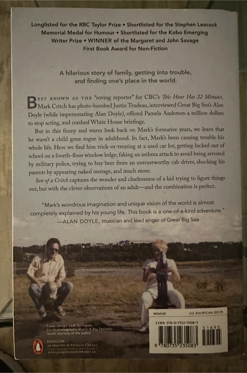 Son of a Critch by Mark Critch - photo 2