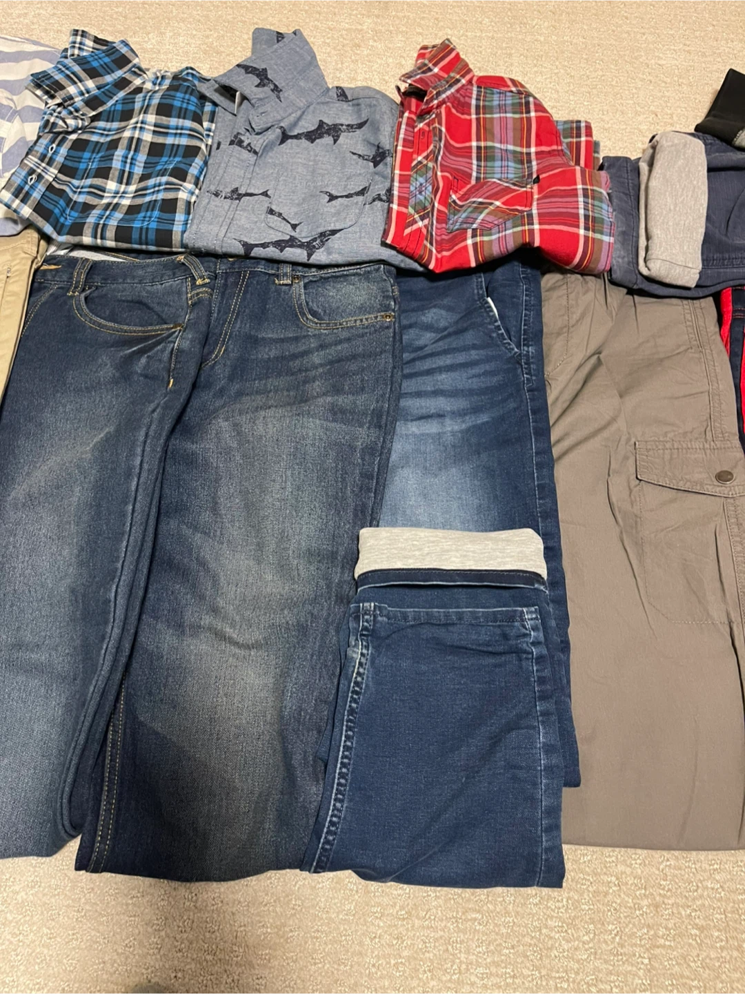 Boys jeans and shirts bundle - photo 2