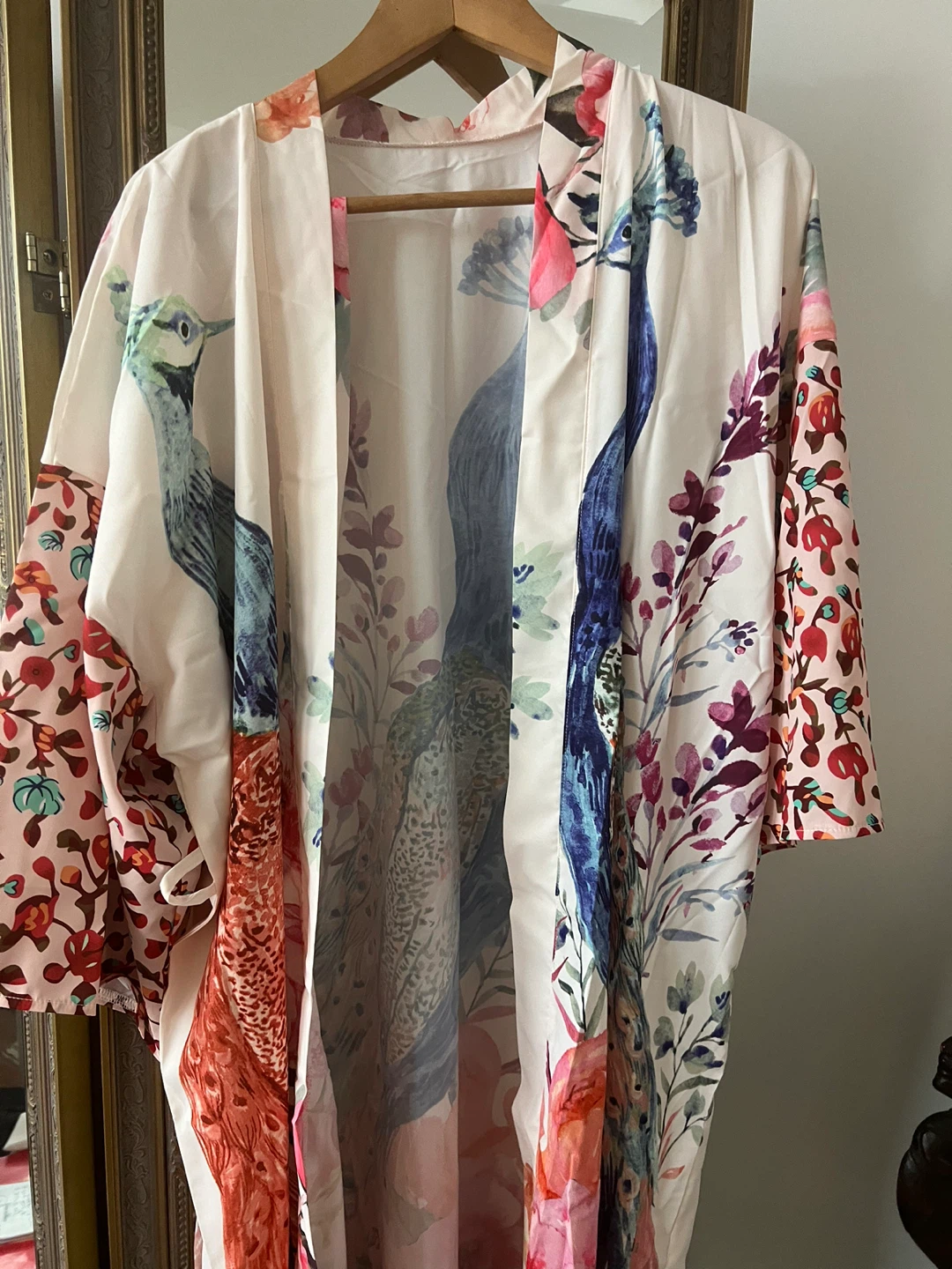 Floral Peacock Print Kimono - photo 3