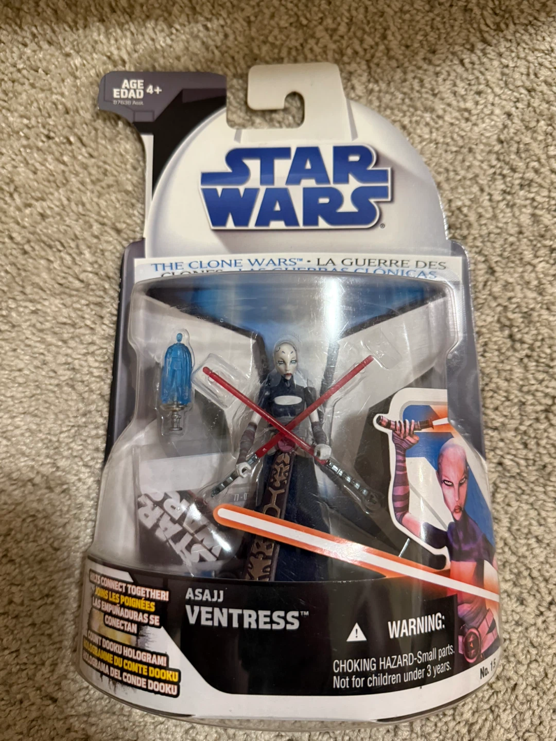 Star Wars Asajj Ventress Action Figure - New
