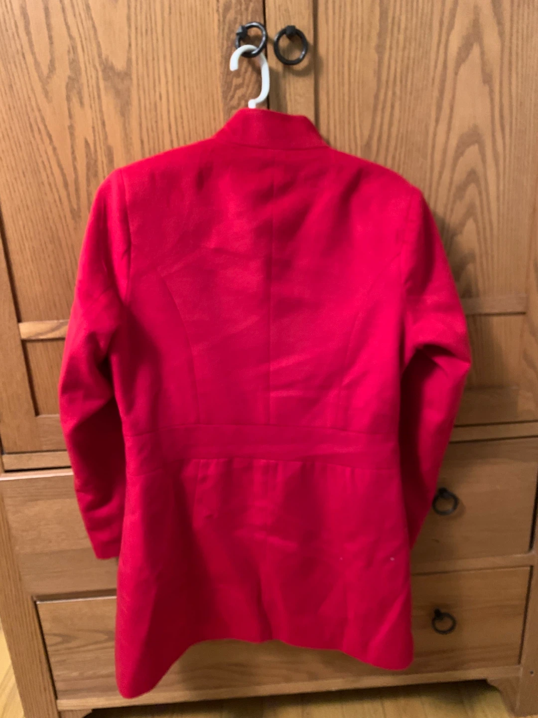 Red Wool Blend Coat - photo 2