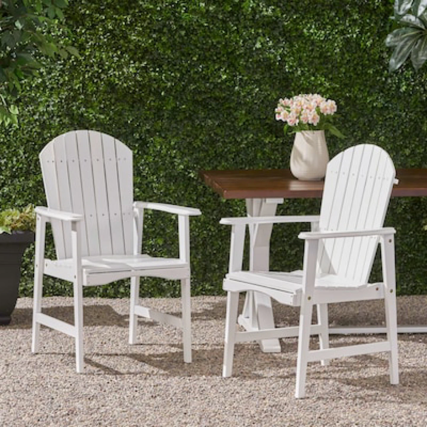 White Adirondack Chair