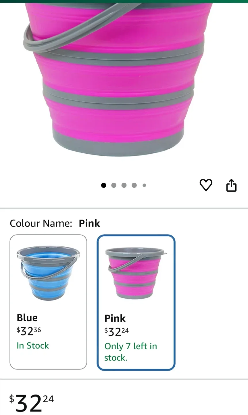 Collapsible Bucket - 10L Volume