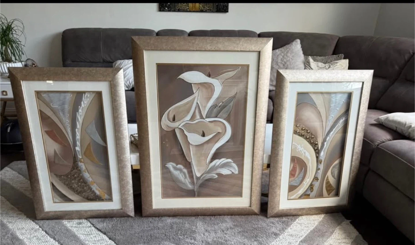 Set of 3 Framed Wall Art