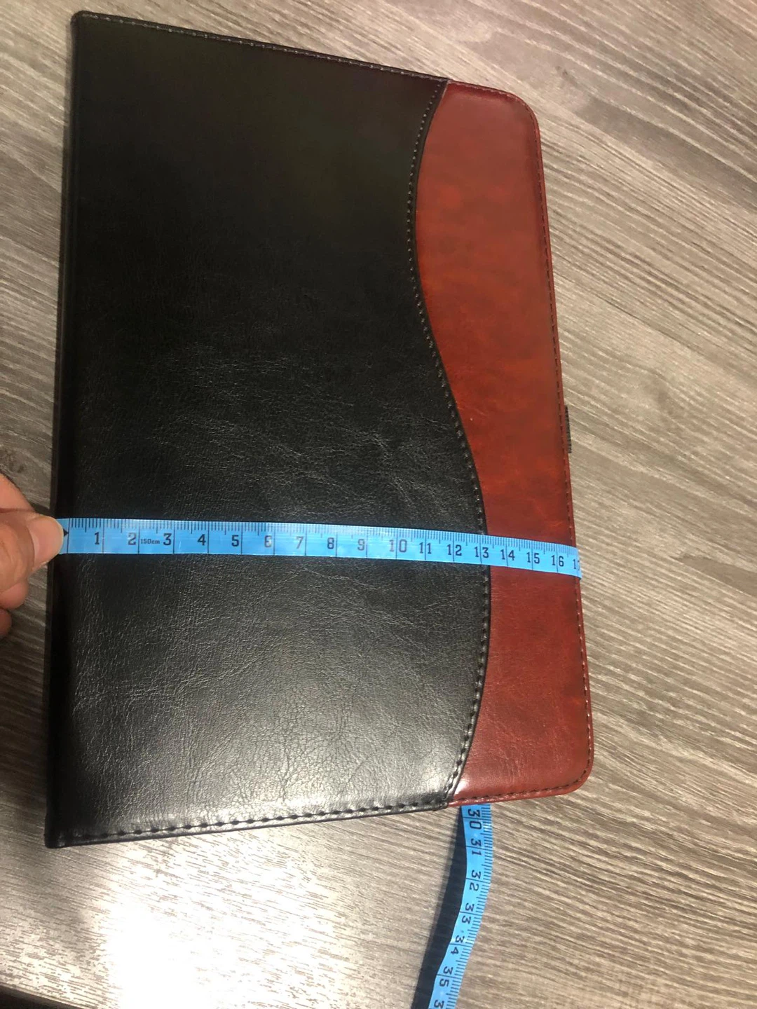 Black & Brown Leather Tablet Case - photo 2