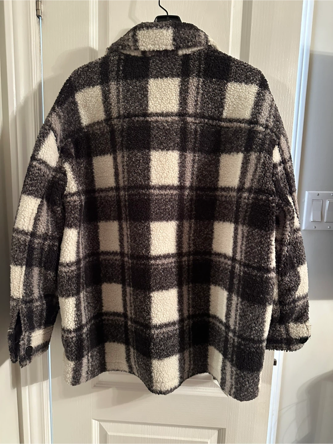 Calvin Klein Jeans Sherpa Plaid Jacket - L - photo 4