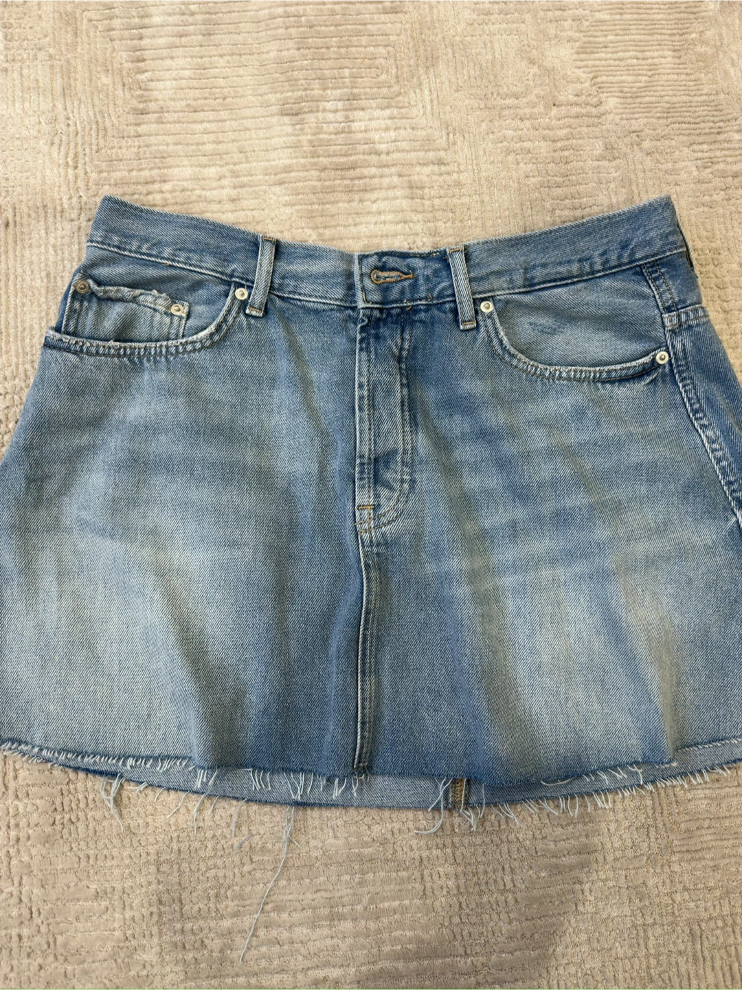 Zara Denim Mini Skirt - Size L - photo 2