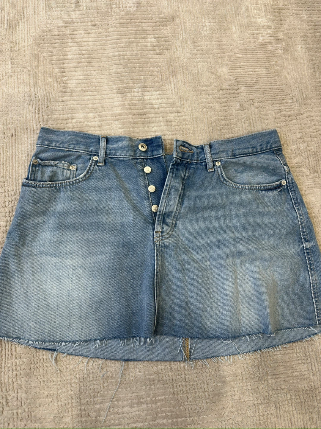 Zara Denim Mini Skirt - Size L