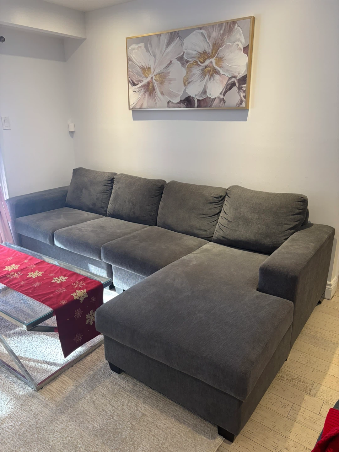 Grey Sectional Sofa - photo 3