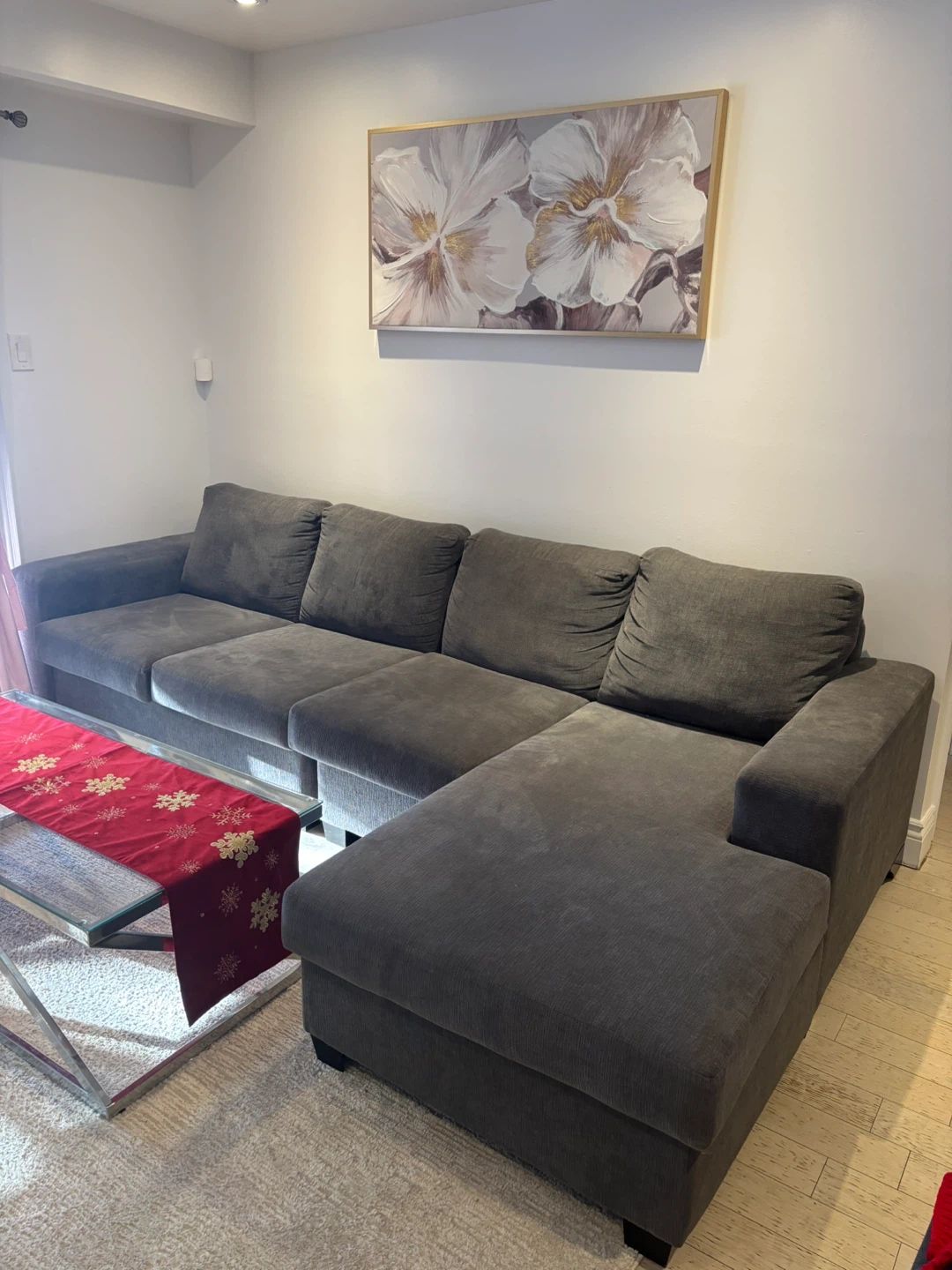 Grey Sectional Sofa - photo 2