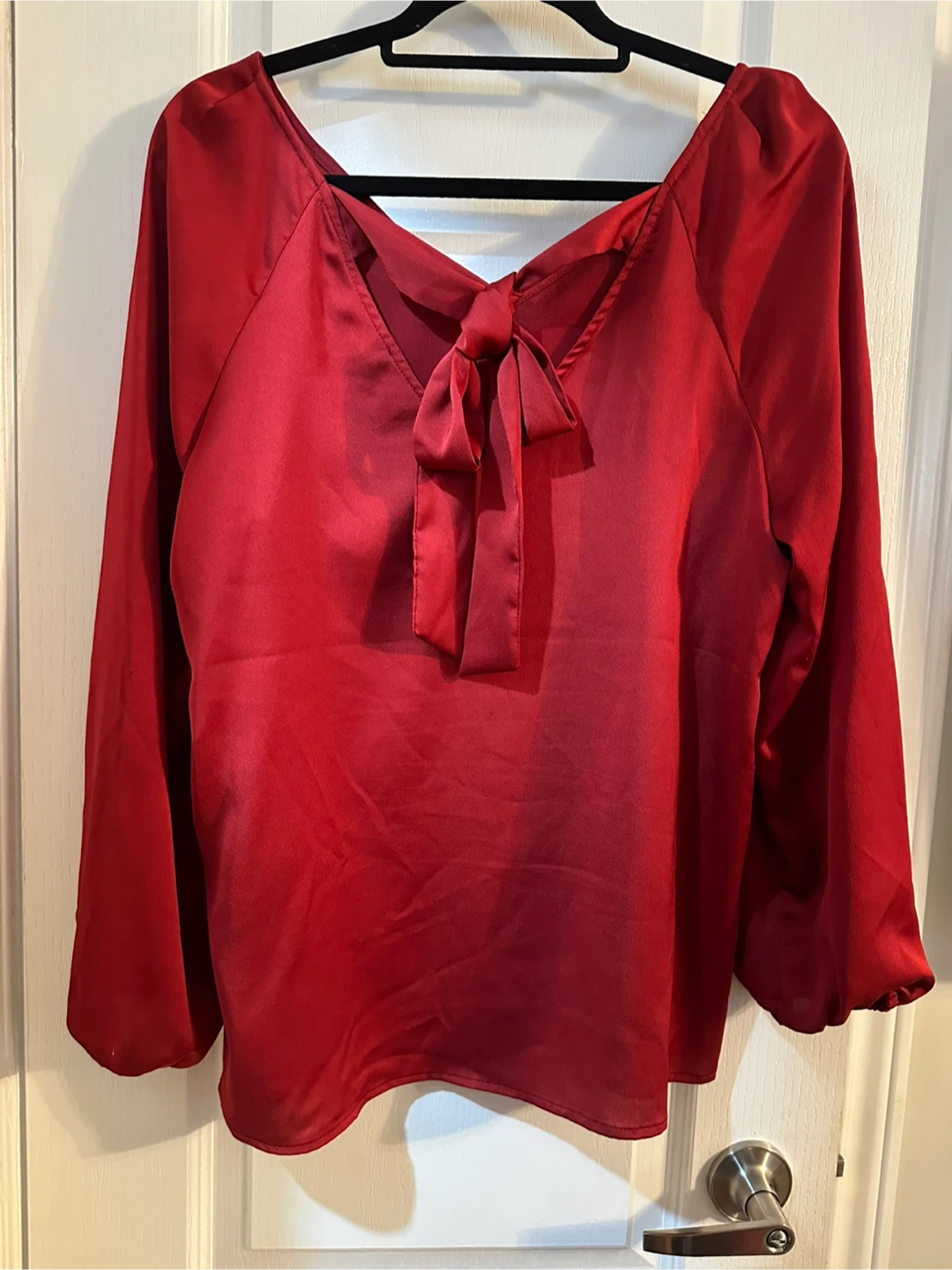 Nine West Red Blouse - Size L - photo 3